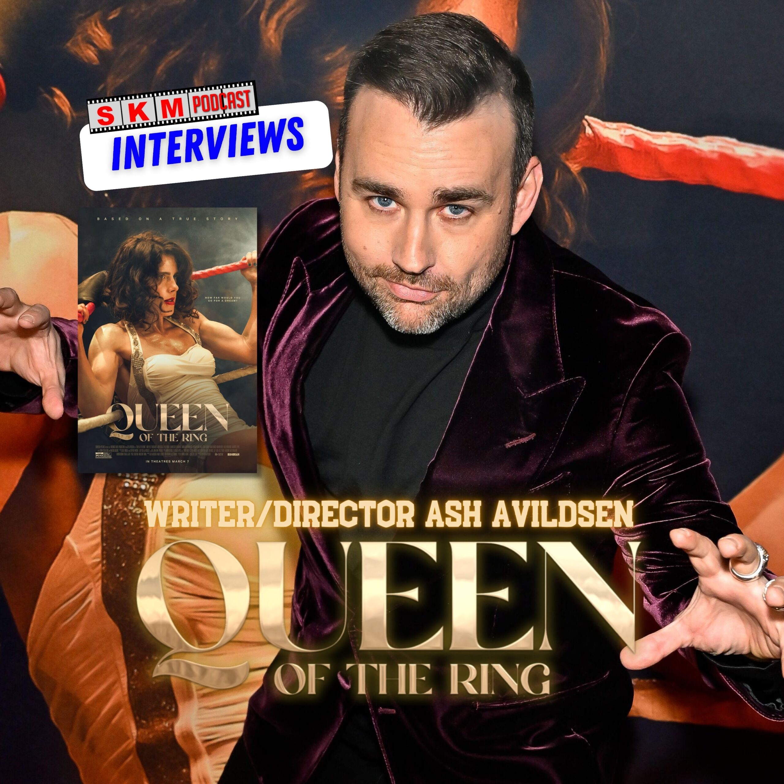 Interview Queen of the Ring Podcast Cover scaled